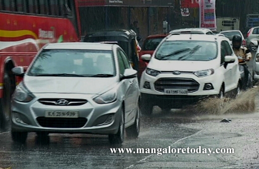 Rain in mangalore
